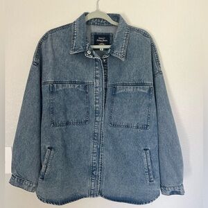 Ashley Vintage Denim by 26 INTL Oversized Jean Jacket